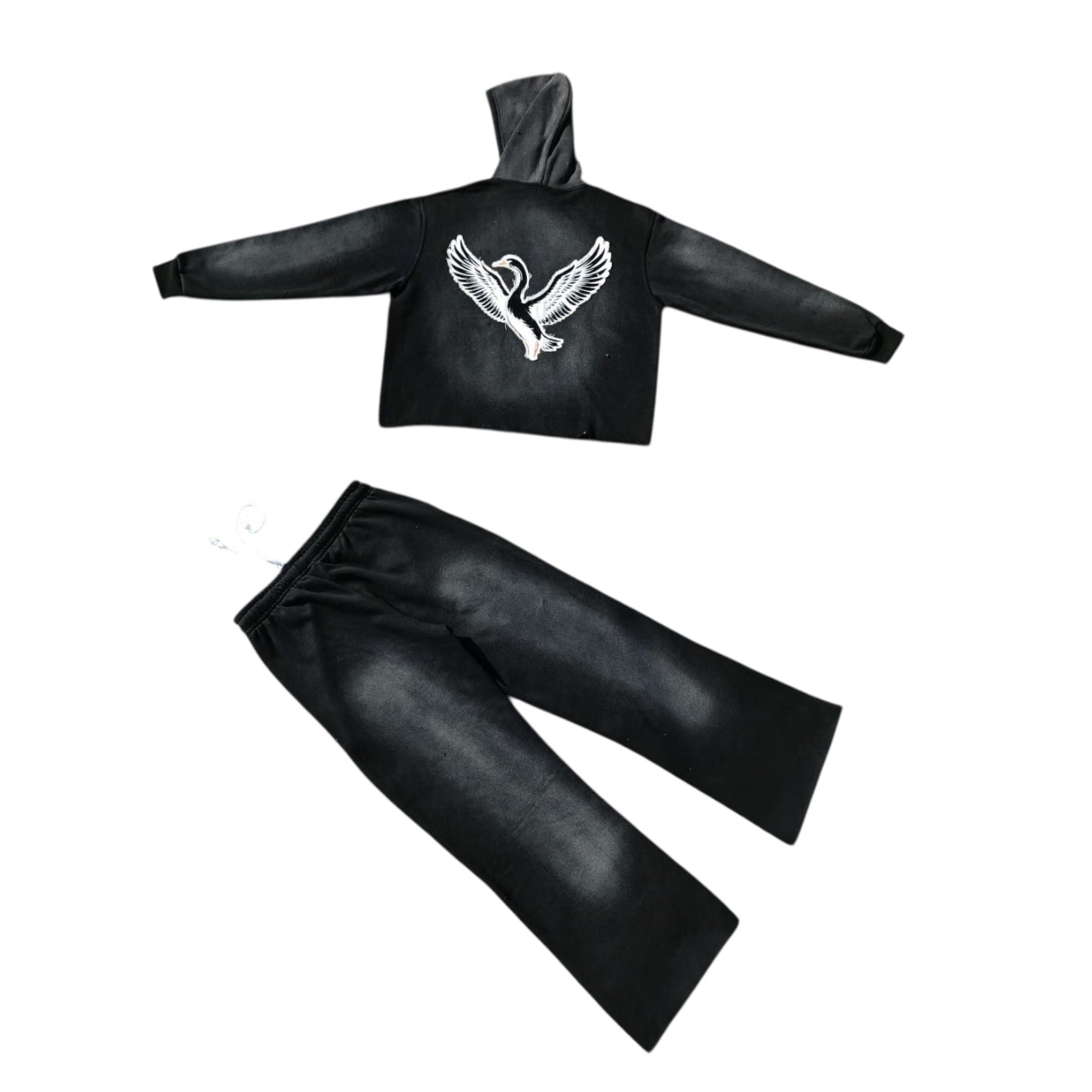 Blkswn Distressed Cropped Set