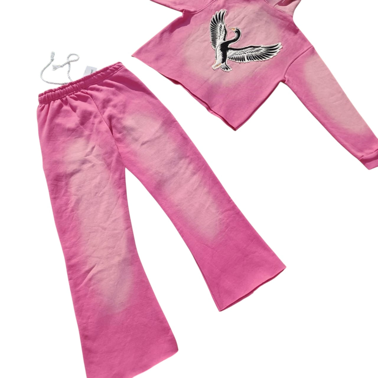 Blkswn Distressed Cropped Set